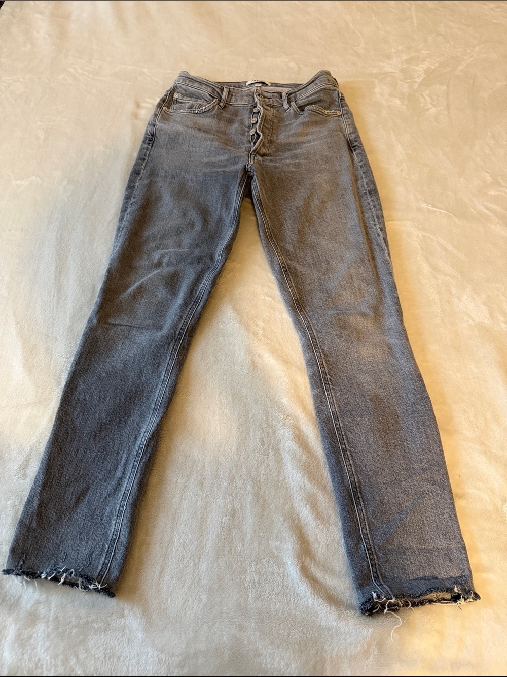 Agolde Women's Skinny Jeans in Washed Gray